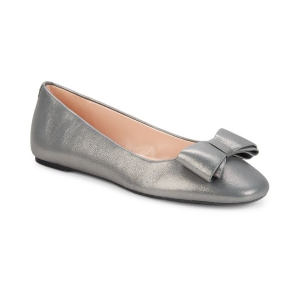 💜kate spade - Metallic Leather 'Nora' Ballet Flat